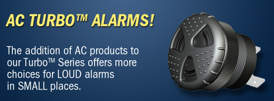 Floyd Bell now offers Turbo Series Piezo Alarms in AC!